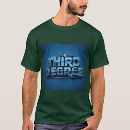 T-shirt Tee-shirt Third Degree pour hommes (Devant)