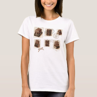 T-shirt Tee-shirt timbre amoureux de livres