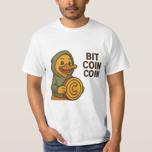T-shirt Tee-shirt To the Moon ou à l’Étang – Humour crypto (Devant)