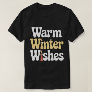 T-shirt Tee-shirt Vœux d'Hiver Chaleureux