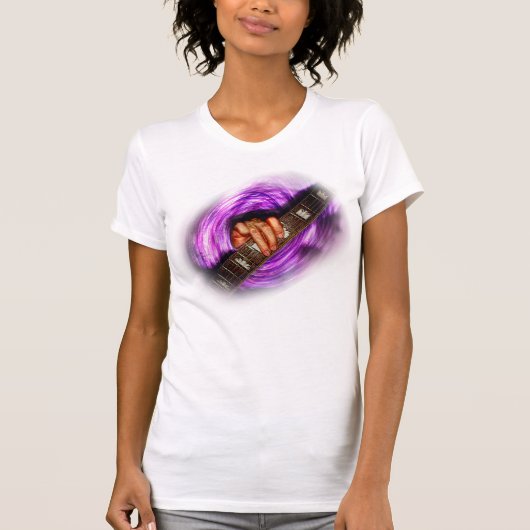 T-shirt Tee - shirt Vortex violet (Devant)