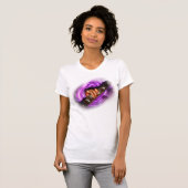 T-shirt Tee - shirt Vortex violet (Devant entier)