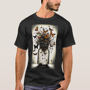 T-shirt Tee-shirt Whimsical Butterfly