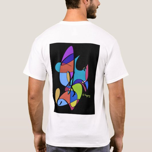 T-shirt Tee - shirts au design original par David Flynn (Dos)