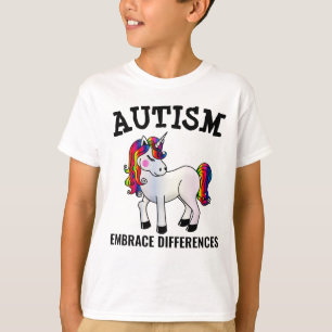 T-SHIRT TEE-SHIRTS AUTISM UNICORN