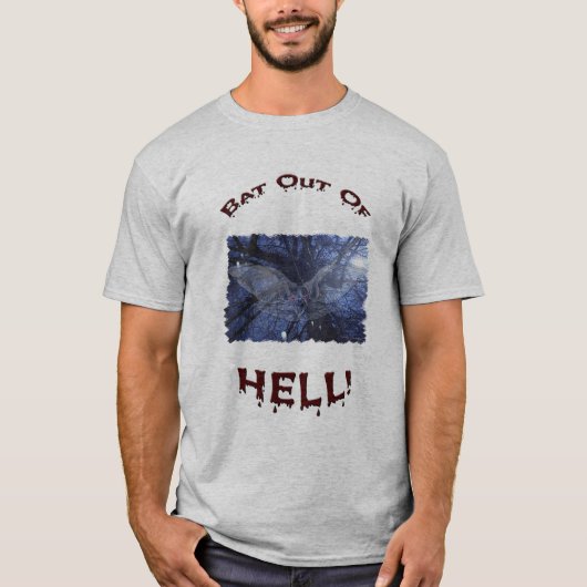 T-shirt tee - shirts "Bat Out Of Hell" (Devant)
