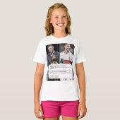 T-shirt : "Tee - shirts de Goal-Getter : Kick it with Rona (Devant entier)