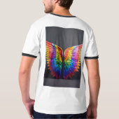 T-shirt Tee - shirts de rayon arc-en-ciel (Dos)