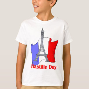 T-shirt Tee - shirts du 14 juillet de la Tour Eiffel et du
