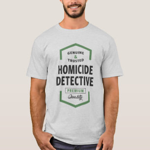 T-shirt Tee - shirts du logo du détective homicide