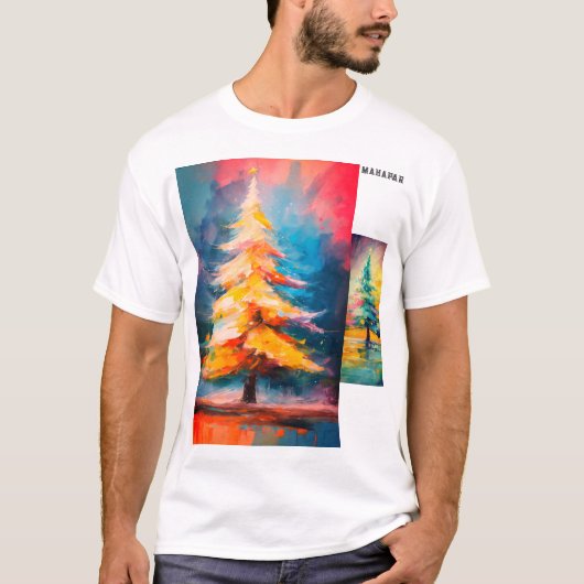 T-shirt "Tee - shirts festifs : Christmas Tree Edition 🎄" (Devant)