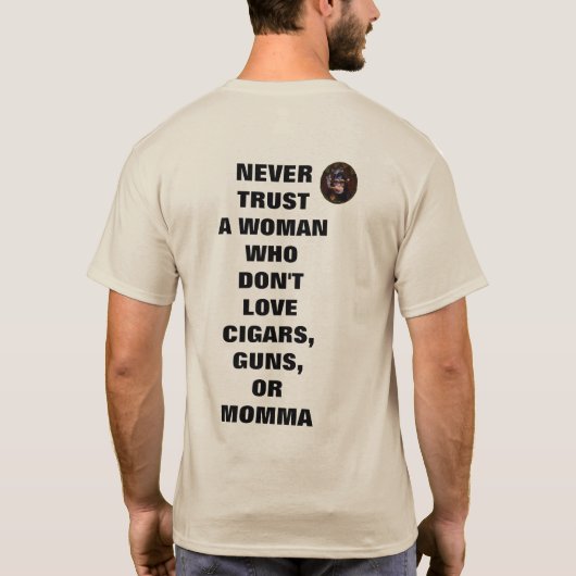 T-shirt Tee - shirts pour le Cigar Aficionado (Dos)