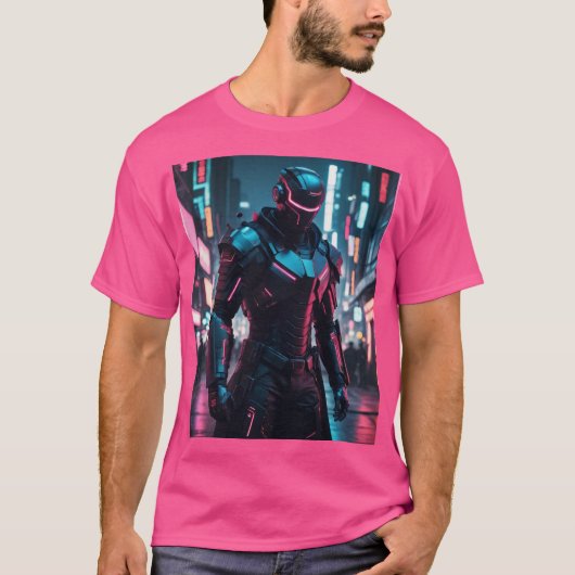 T-shirt Tee-shirts robot samouraï  (Devant)