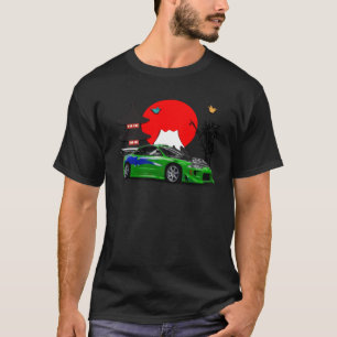T-shirt tee sportif japonais Parfait pour la voiture dériv