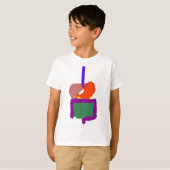 T-shirt Tee système digestif (Devant entier)