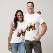 T-shirt Tee vibrant argent WHISKY SPLASH (Unisexe)