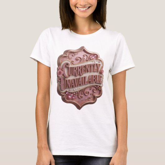 T-shirt Tee vibrant rose indisponible (Devant)