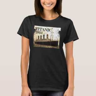 T-shirt Tee vintage croisière Titanic 1912 Mignon