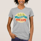 T-shirt Tee Wake Up Awesome Rétro (Devant)