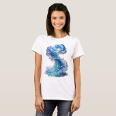 T-shirt Tee WAVE D'EAU Bleu Cool (Devant entier)