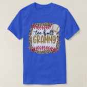 T-shirt Teeball Grammy, Leopard Teeball Grammy Pour Softba (Design devant)