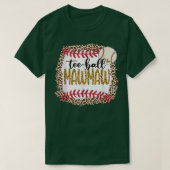 T-shirt Teeball Mawmaw, Leopard Teeball Mawmaw Pour Softba (Design devant)