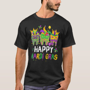 T-shirt Teeth Jester Masque Hygiène dentaire Joyeux Mardi