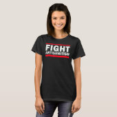 T-shirt tegen antisemitisme (Voorkant volledig)
