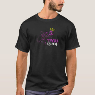 T-shirt Tegu Queen Tegu Lizard Crown Reptile Pet Owner