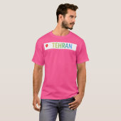 T-shirt Téhéran Rainbow Iran (Devant entier)