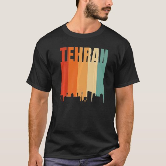 T-shirt Téhéran Skyline (Devant)