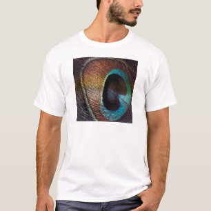 T-shirt Teinte Antique Oeil de Plume de Paon