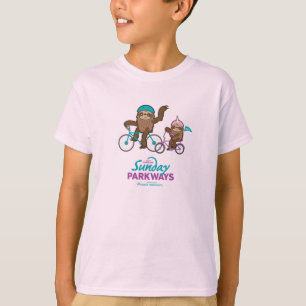 T-shirt Teinte de parkways du dimanche