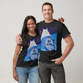 T-shirt Teintes de Félin (Unisexe)