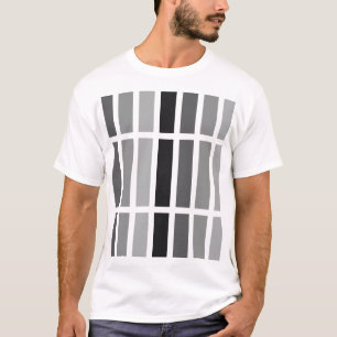 T-shirt Teintes gris argenté
