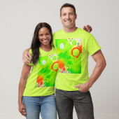 T-shirt Teintes Vertes & Orange (Unisexe)