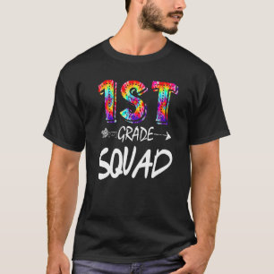 T-shirt Teinture de quad de 1ère année Retour à l'école po