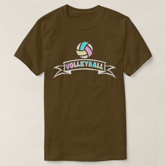 T-shirt Teinture de volleyball (Design devant)
