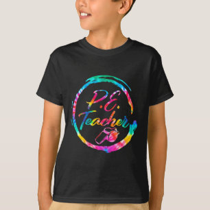 T-shirt Teinture Enseignant Enseignant Pe Squad Retour À S