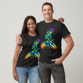 T-shirt Teinture psychédélique Champignons Trippy Rainbow  (Unisexe)