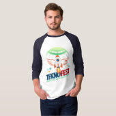 T-shirt TEKNOFEST Conception de fusée - Aviation et Techno (Devant entier)