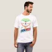 T-shirt TEKNOFEST Conception de fusée - Aviation et Techno (Devant entier)
