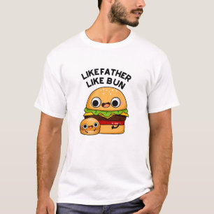 T-shirt Tel père, tel petit pain. Jeu de mots drôle sur la