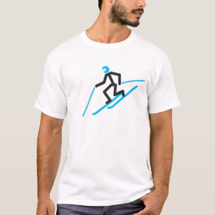 T-shirt télé- d'homme de bâton