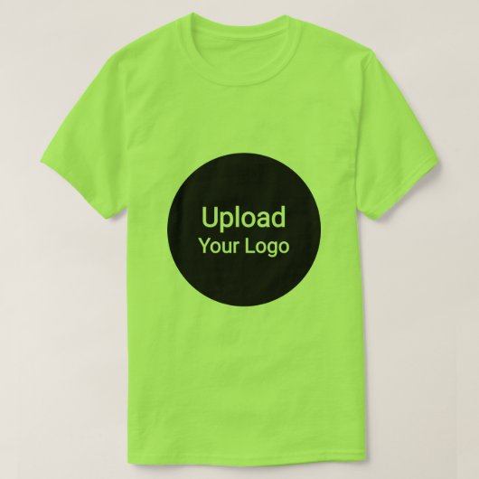 T-shirt Téléchargement de logo personnalisé | Entreprise p (Design devant)