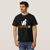 T-shirt Téléchargement - Funny Sarcastic Toilet Pooping T- (Devant entier)