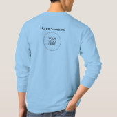 T-shirt Télécharger Ajoutez Votre Logo Ici Mens Long Sleev (Dos)