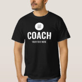 T-shirt Télécharger le logo ici Team Trainer Coach Mens No (Devant)