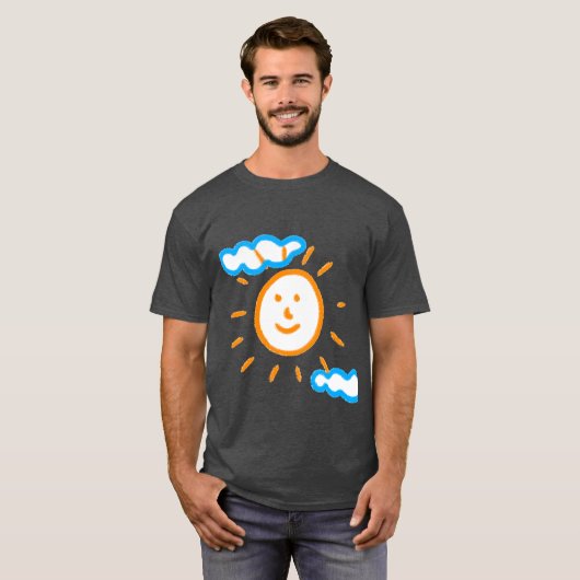 T-shirt Télécharger un dessin d'art Transformer l'oeuvre d (Devant entier)