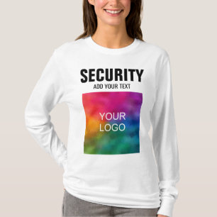 T-shirt Téléchargez Votre Logo Ici Femens Long Sleeve Secu